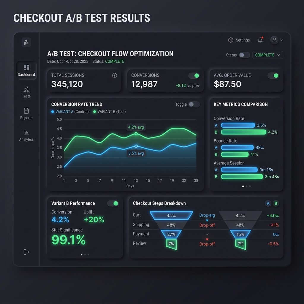 A/B Testing Dashboard
